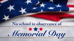 Memorial Day - No School 